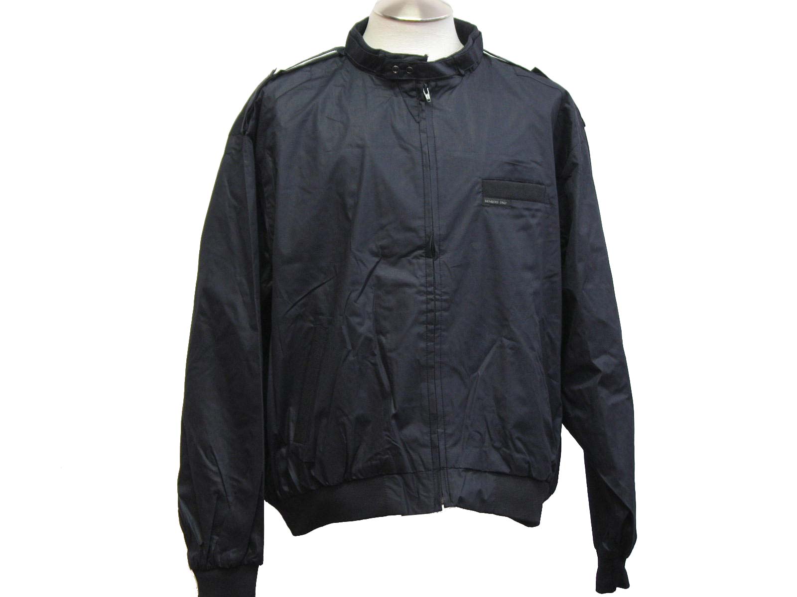 Members Only Jacket 80s Black