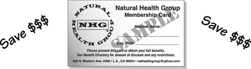 Membership Card Sample