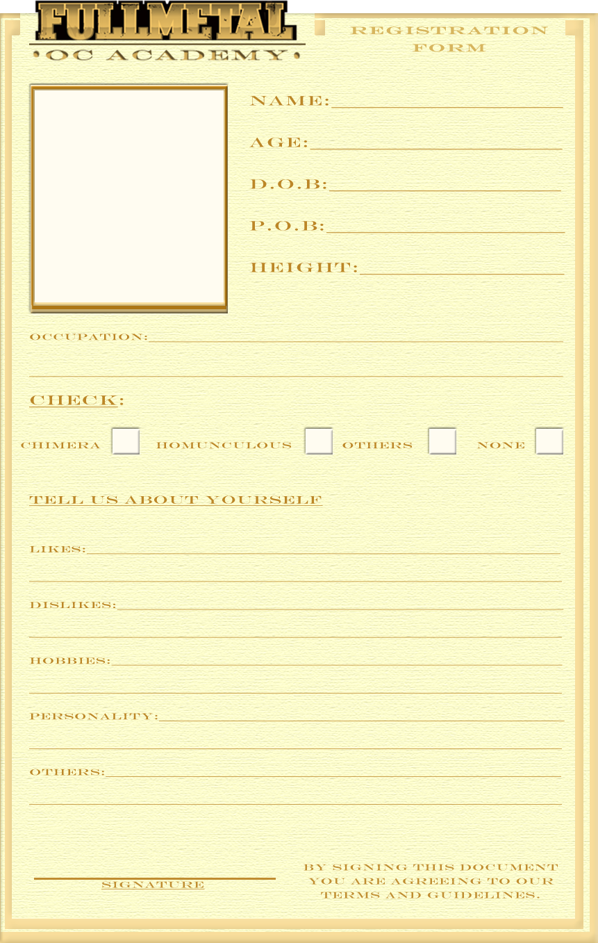 Membership Form Template Word