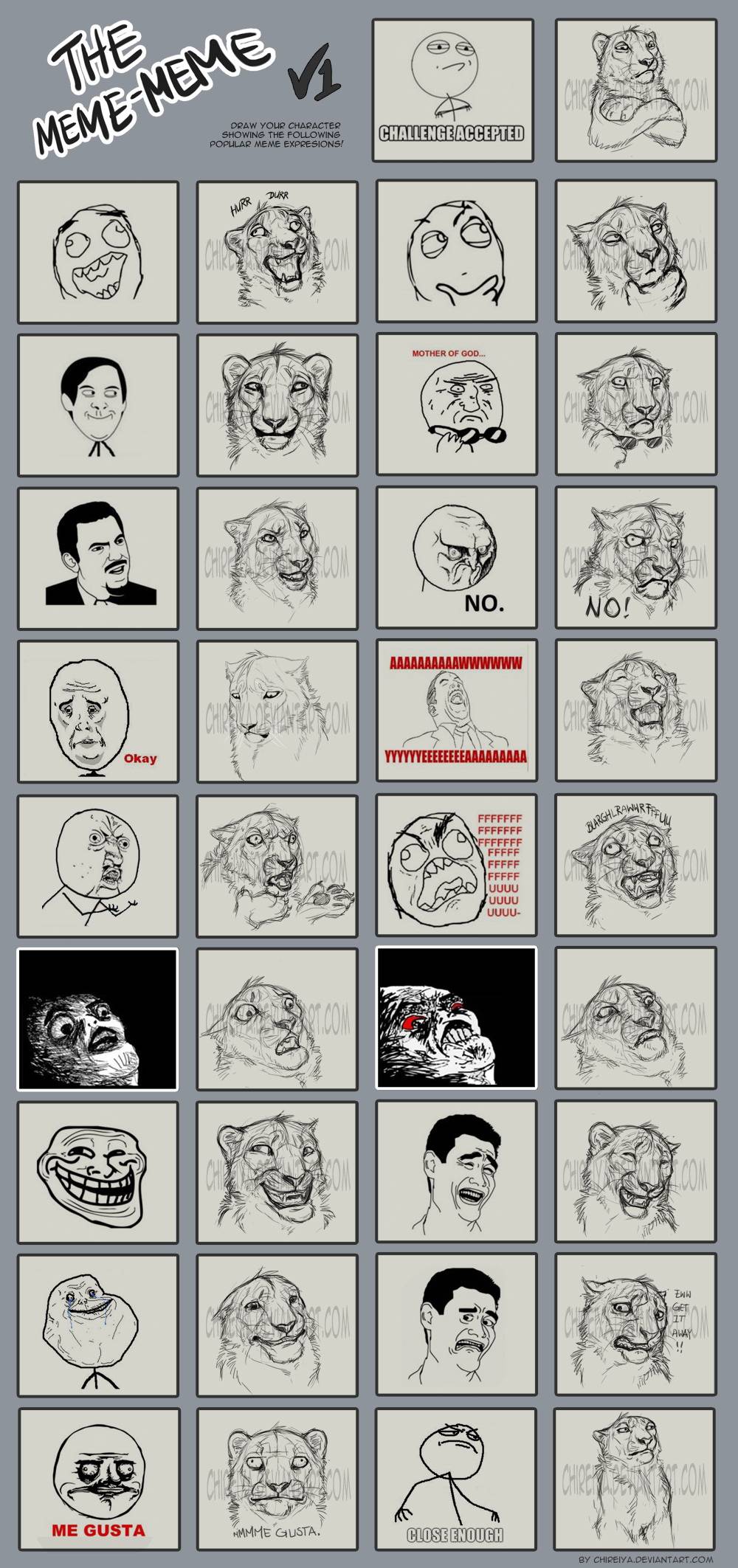 Memes Faces And Names