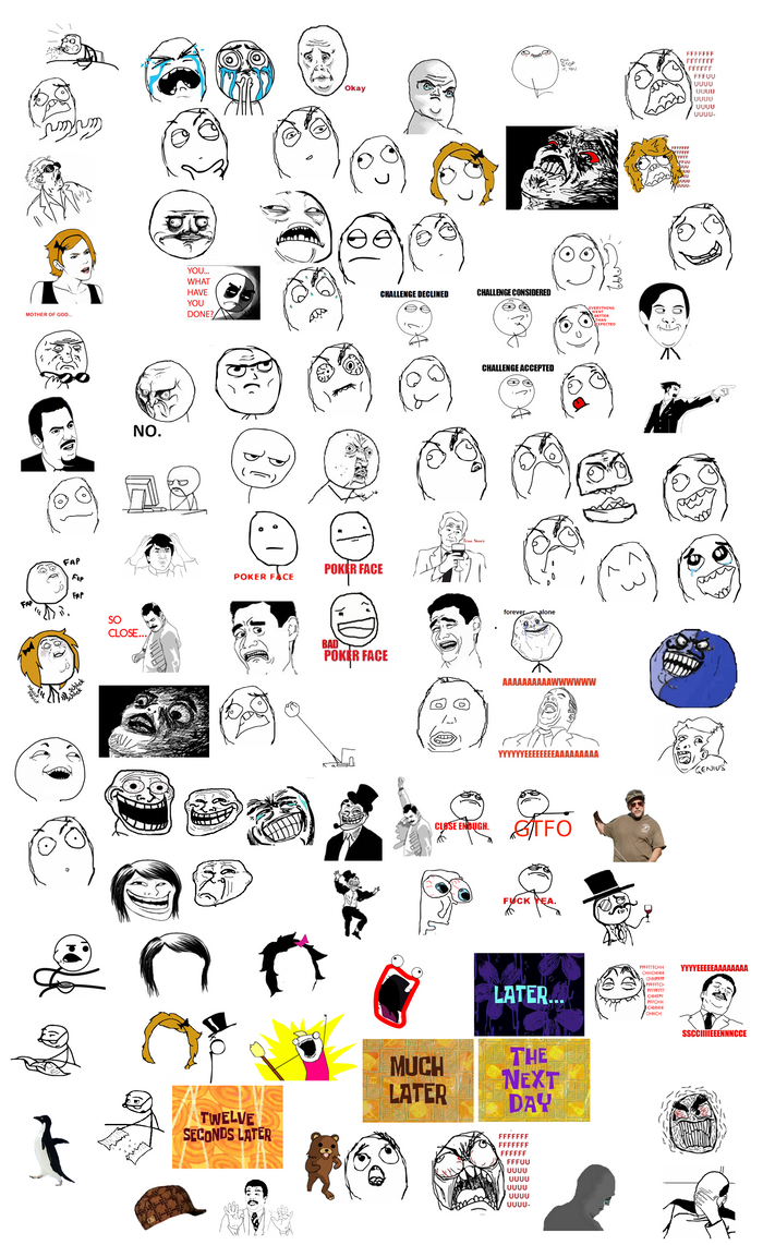 Memes Faces List