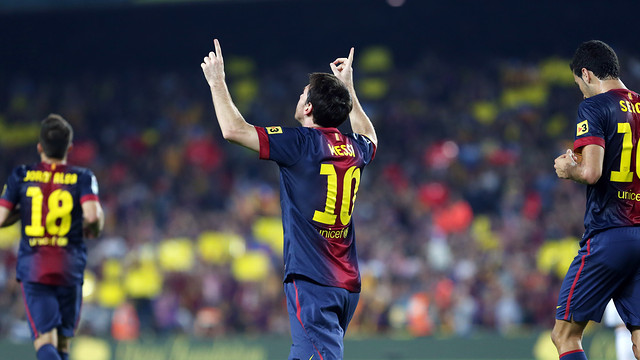 Messi 2013 Celebration