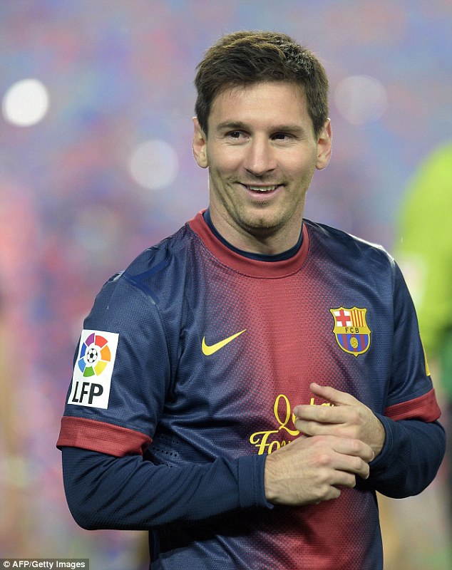 Messi 2013 Celebration