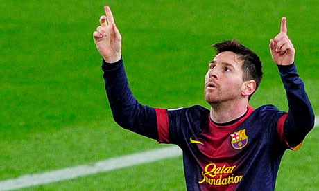 Messi 2013 Celebration