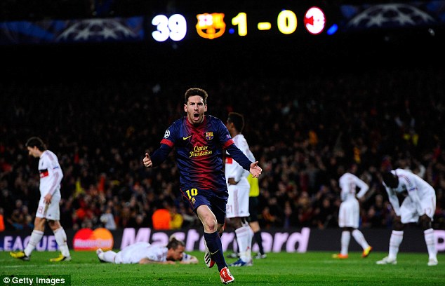 Messi 2013 Celebration