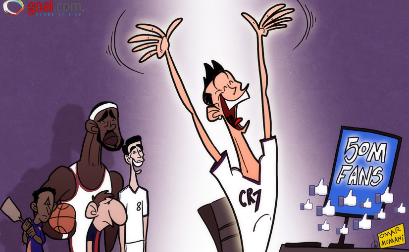 Messi Vs Ronaldo Cartoon