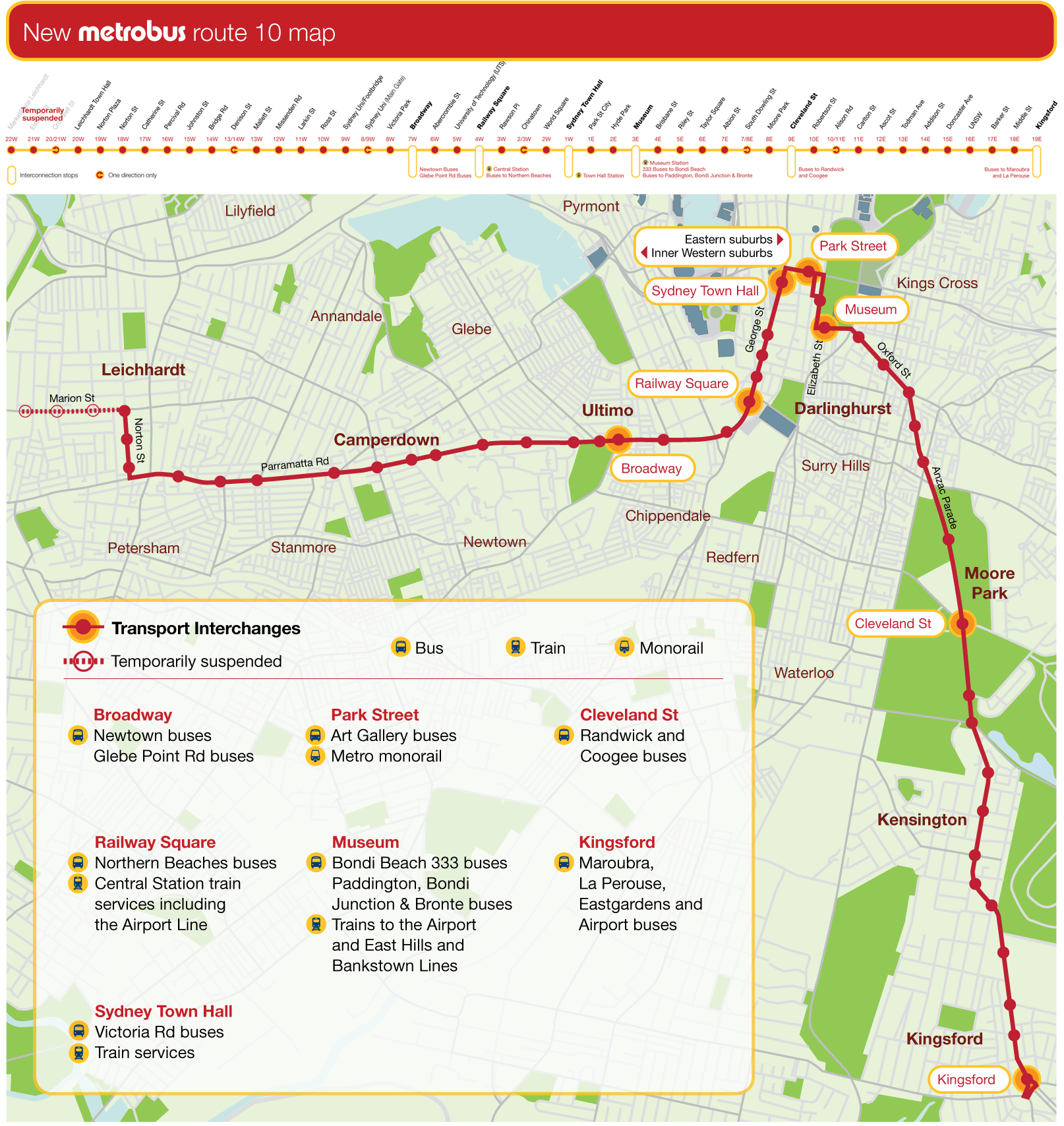 Metrobus Mexico City Map