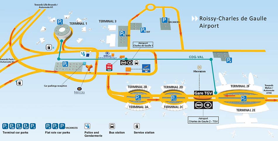 Mexico City Airport Layout