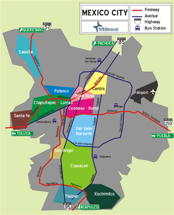 Mexico City Airport Layout