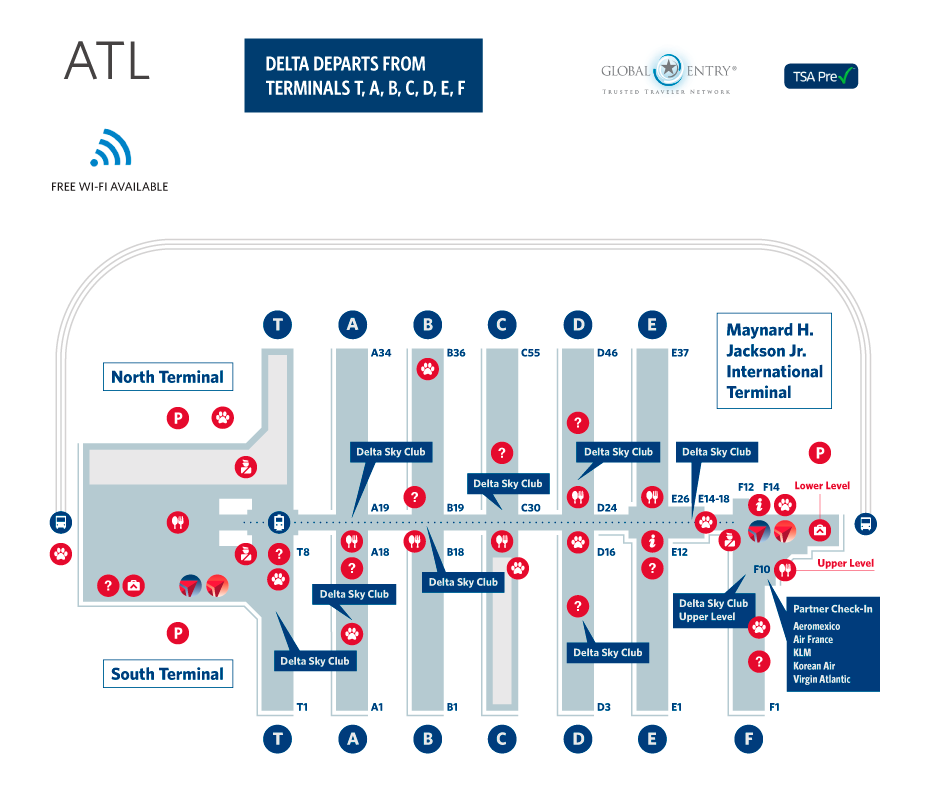 Mexico City Airport Map