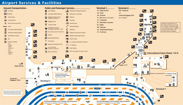 Mexico City Airport Map