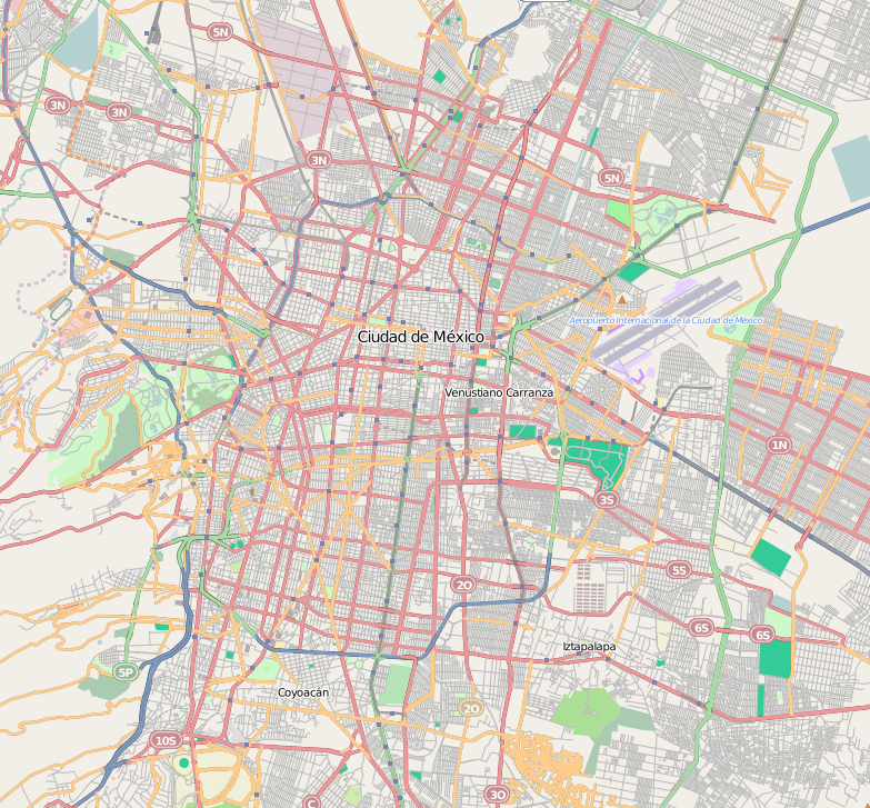 Mexico City Airport Terminal Map