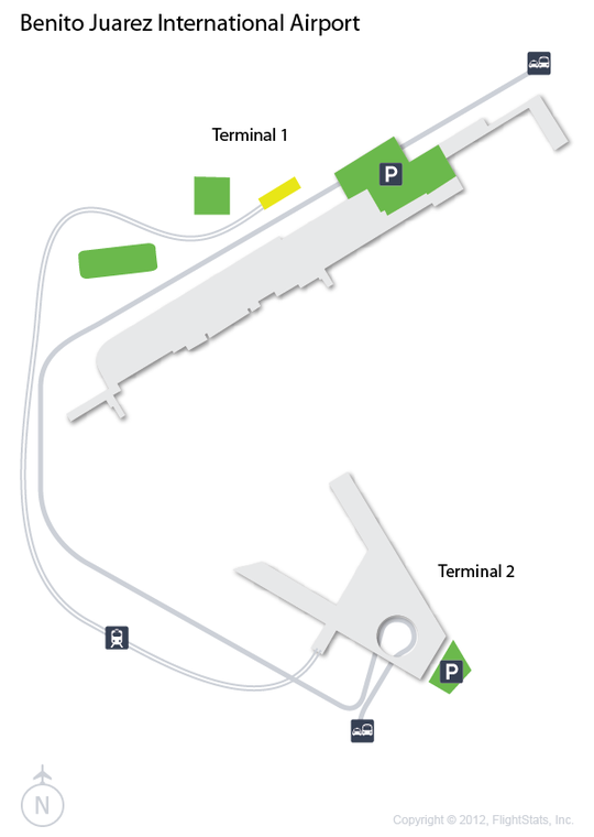 Mexico City Airport Terminal Map