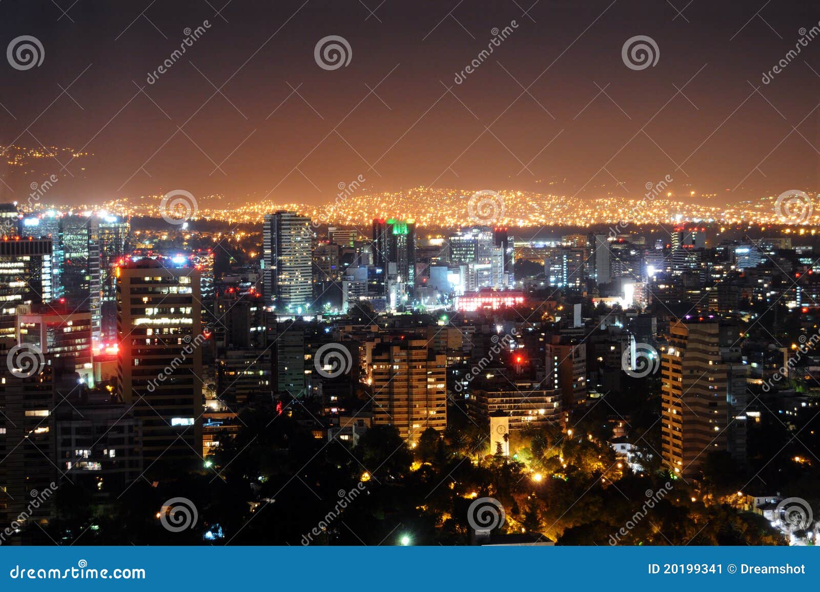 Mexico City At Night