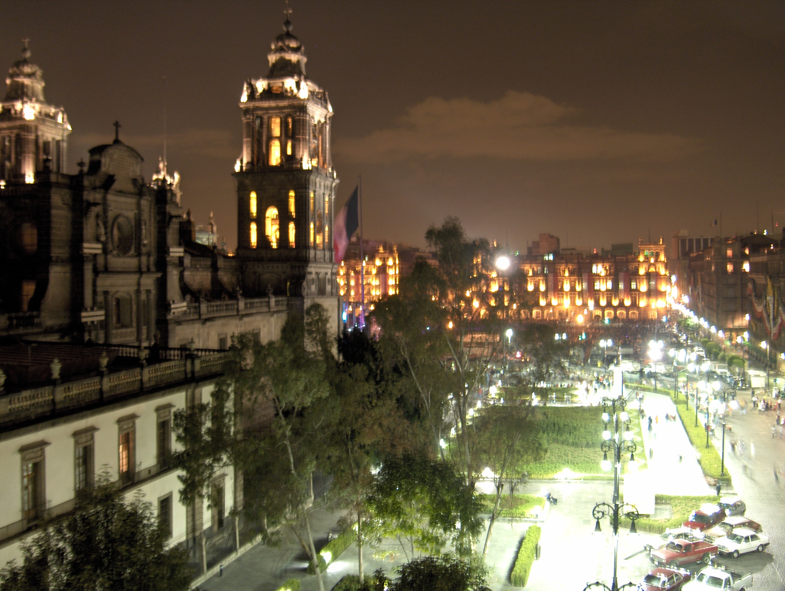 Mexico City At Night