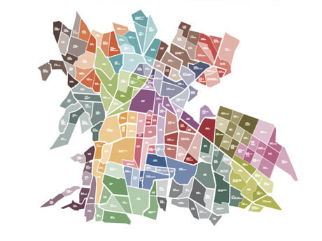 Mexico City Map Neighborhoods