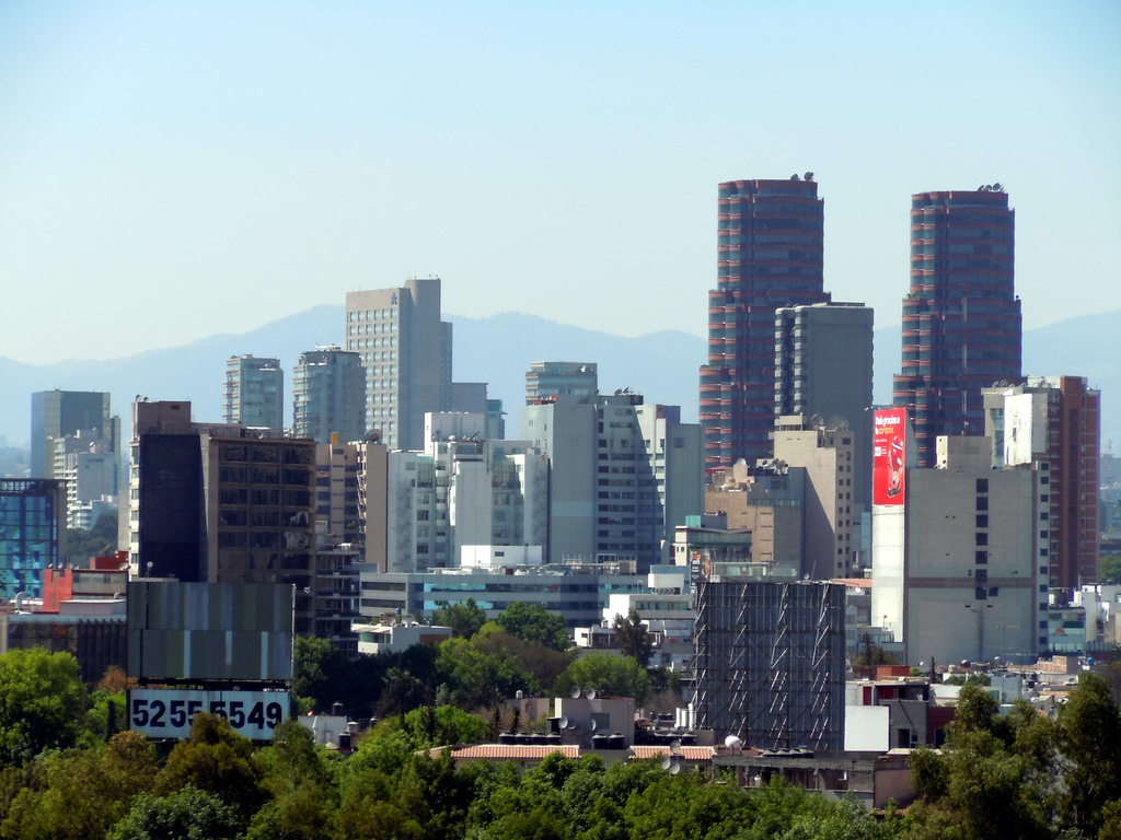 Mexico City Skyline 2013