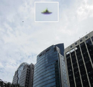 Mexico City Skyline Ufo