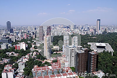 Mexico City Skyline Vector