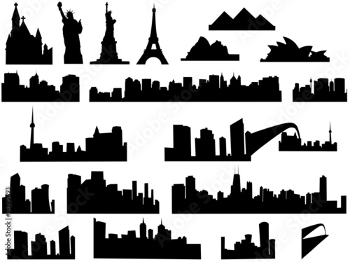 Mexico City Skyline Vector