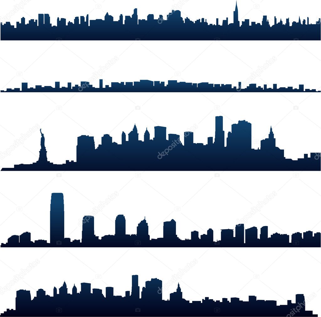 Mexico City Skyline Vector