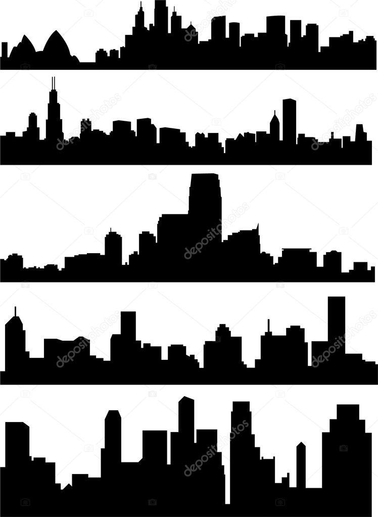 Mexico City Skyline Vector