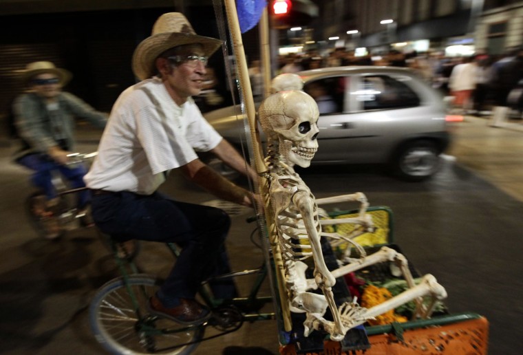 Mexico City Streets At Night