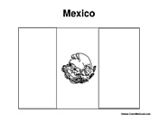 Mexico Flag Coloring Page