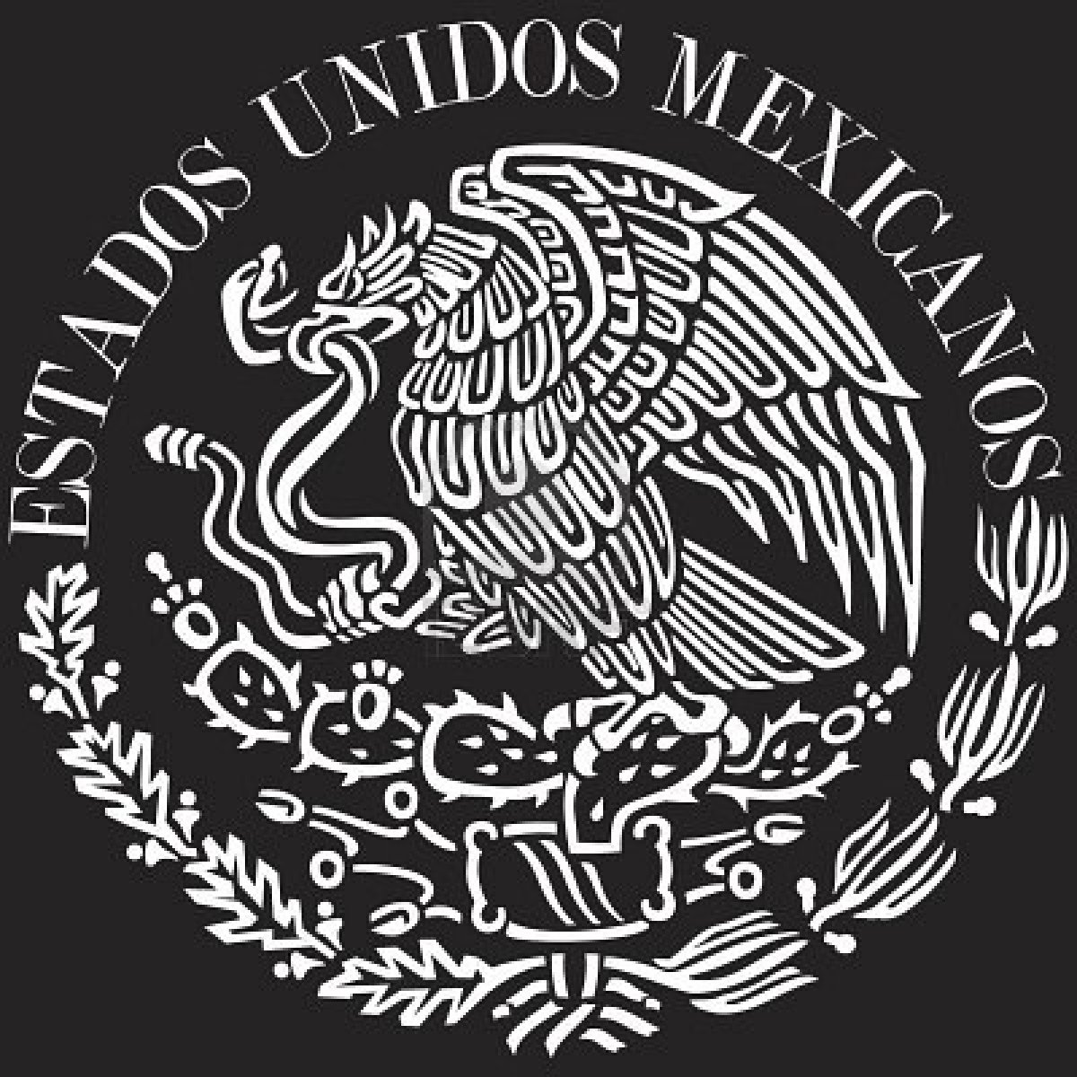 Mexico Flag Eagle