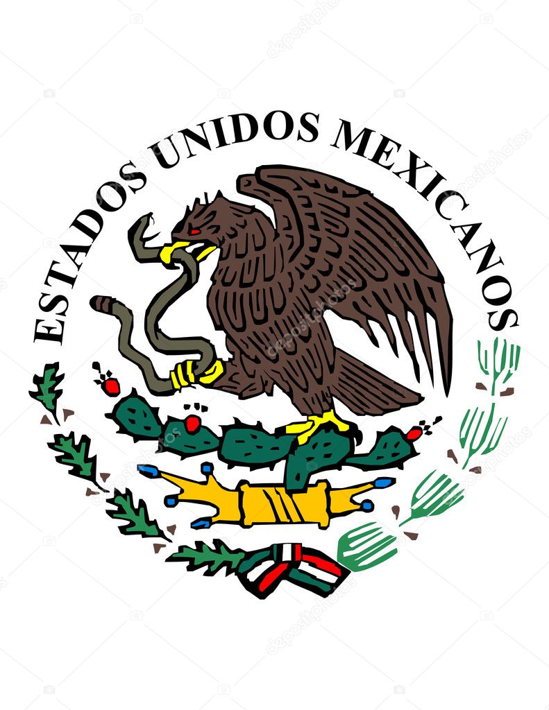 Mexico Flag Eagle