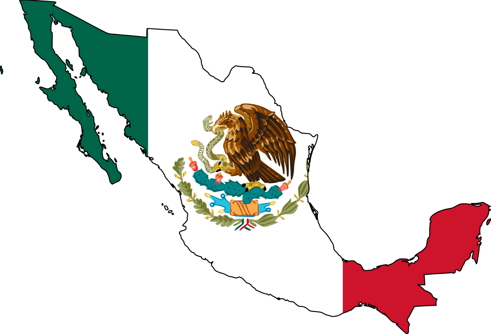 Mexico Flag Eagle Cool