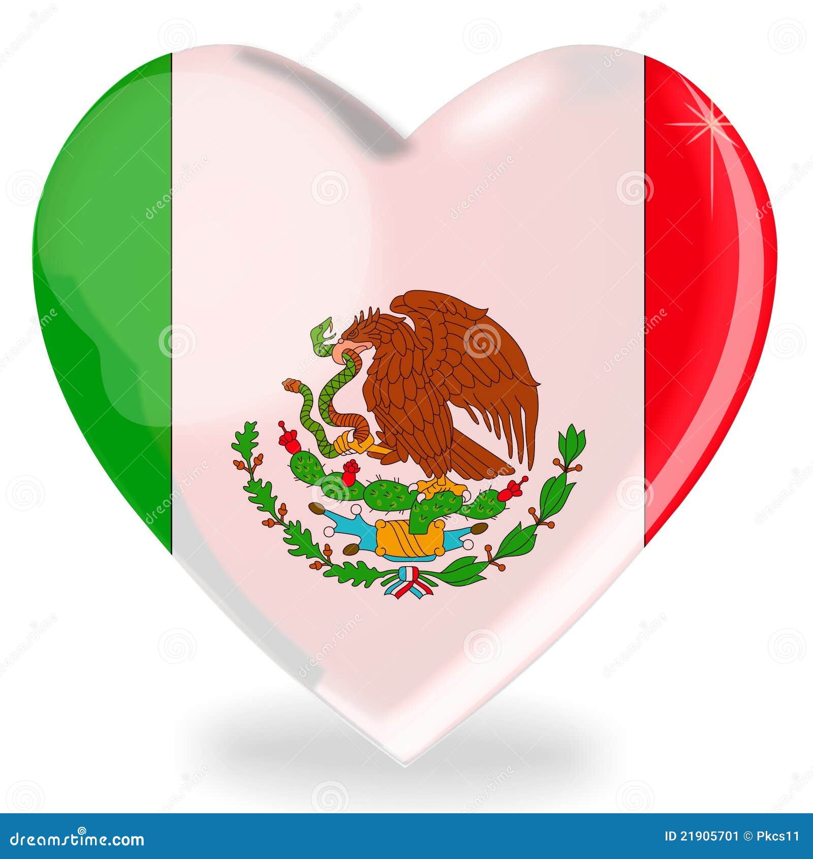 Mexico Flag Emblem