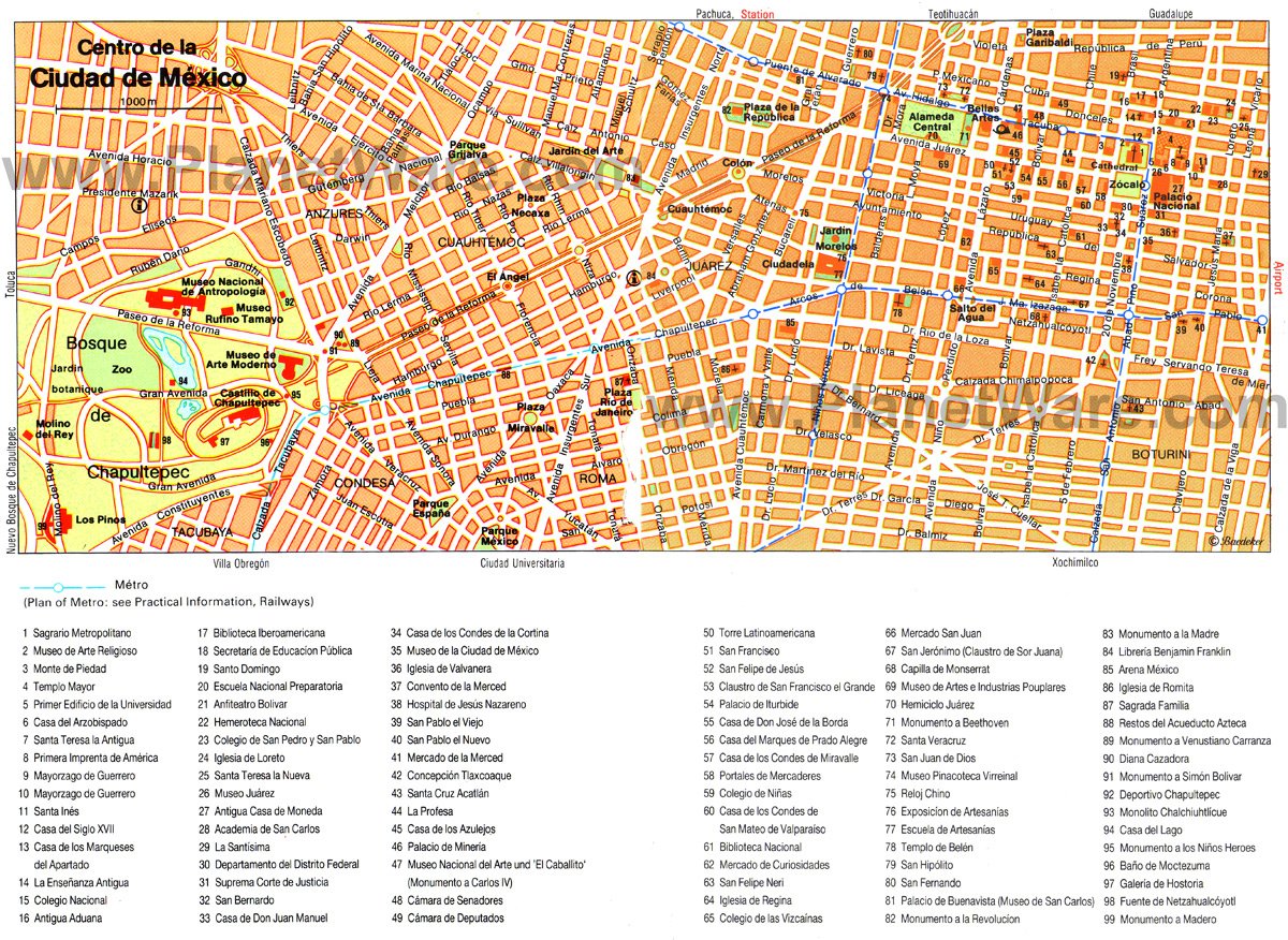 Mexico Map Cities