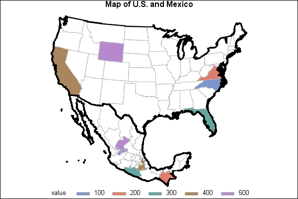 Mexico Map With States Outline