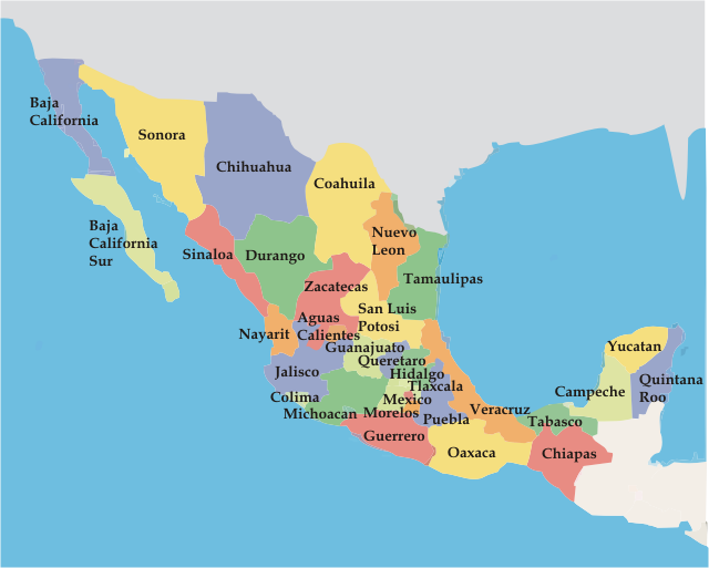 Mexico Mapa