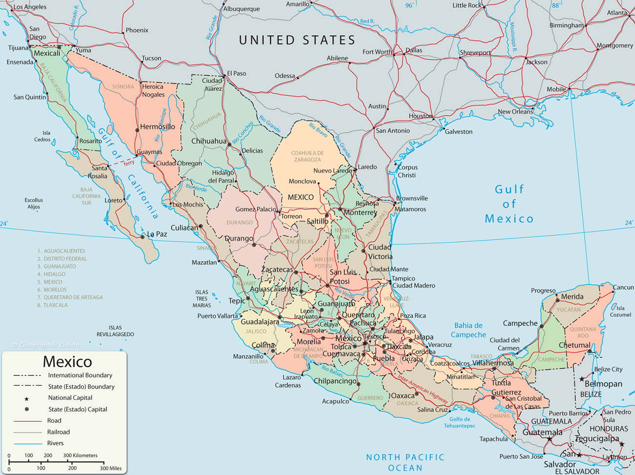 Mexico Mapa