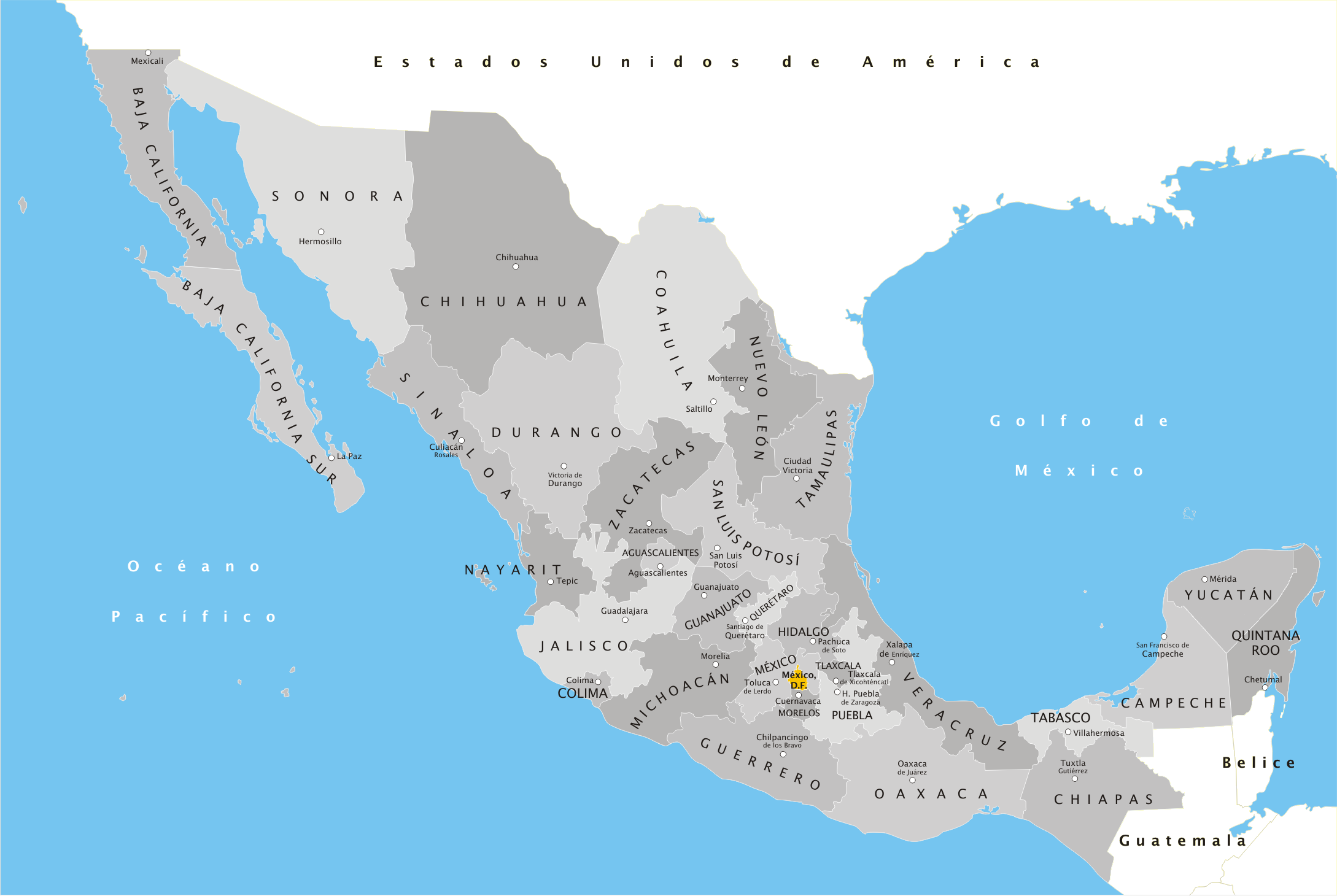 Mexico Mapa