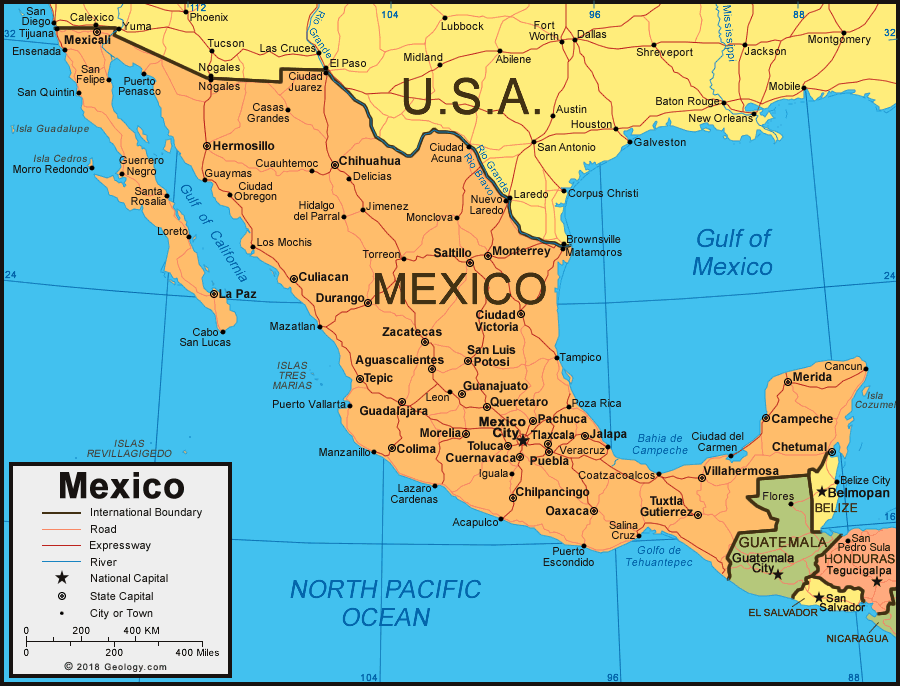 Mexico Mapa