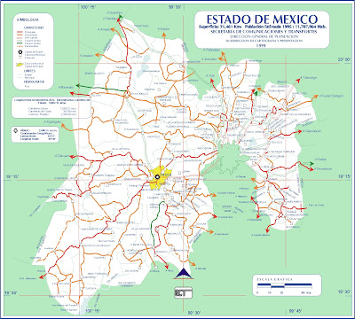 Mexico Mapa Estados Y Capitales