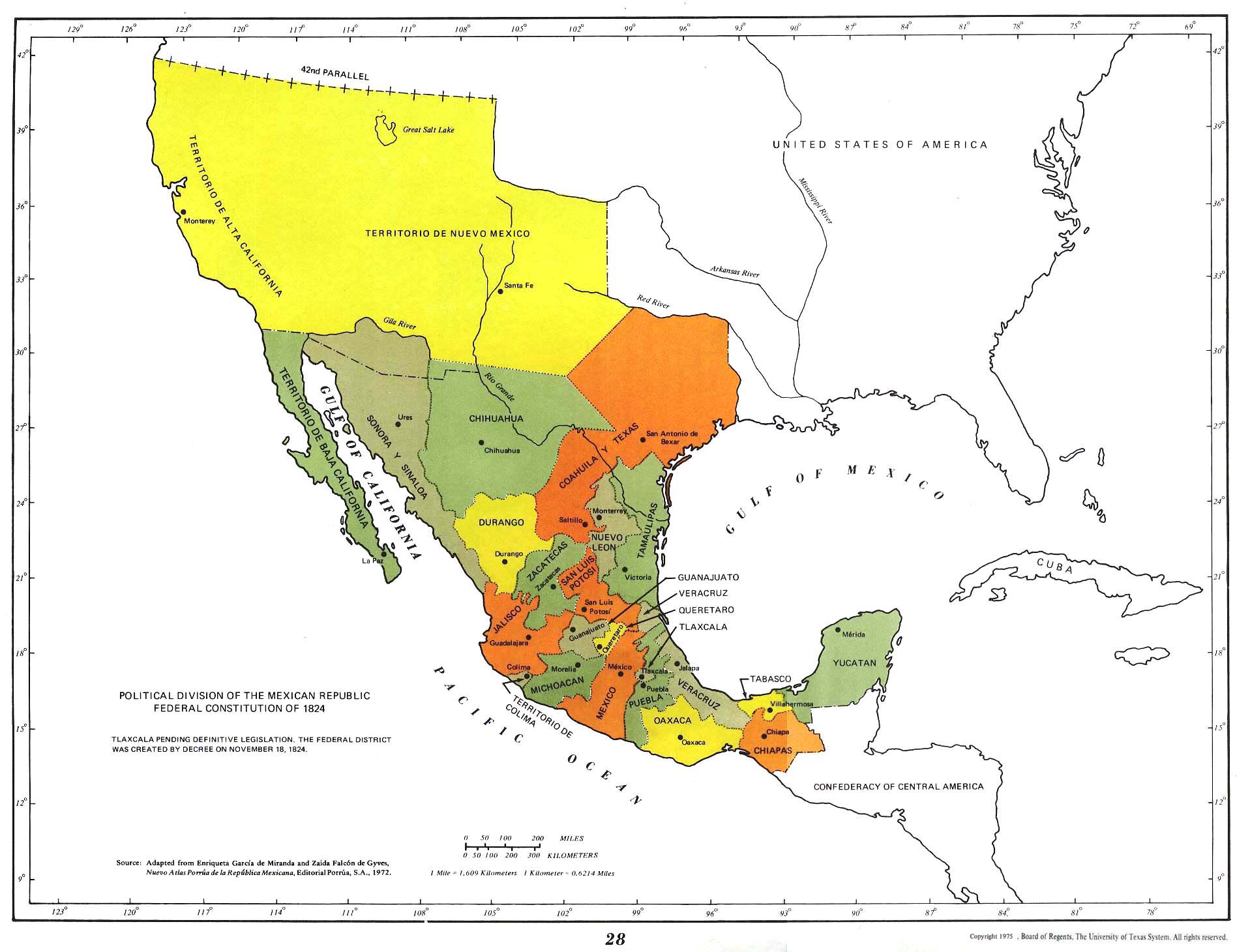 Mexico Mapa Politico