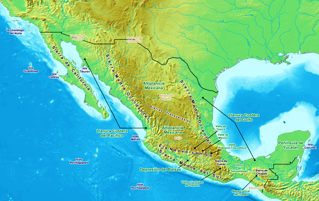 Mexico Mapa Politico