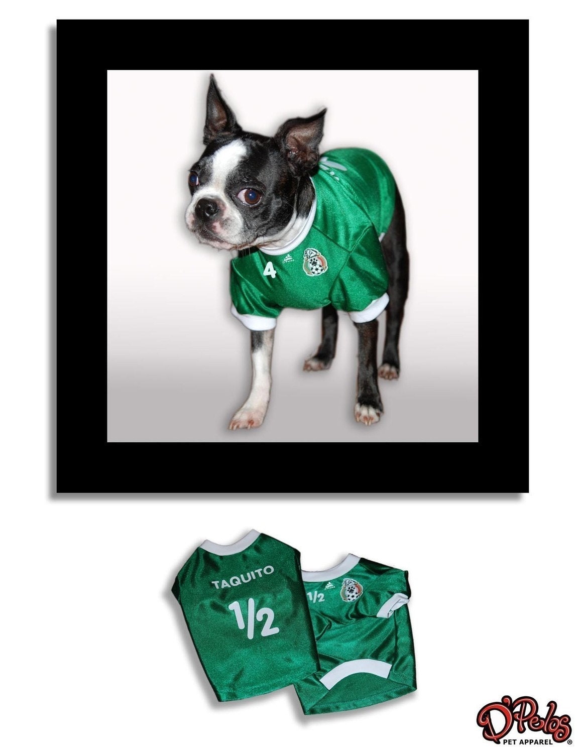 Mexico Soccer Jersey For Dogs