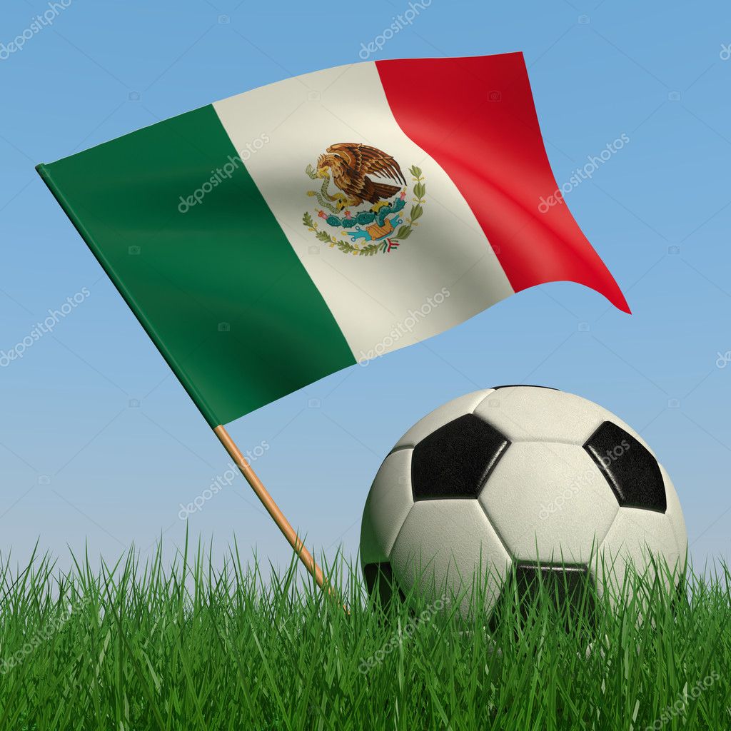 Mexico Soccer Logo Flag