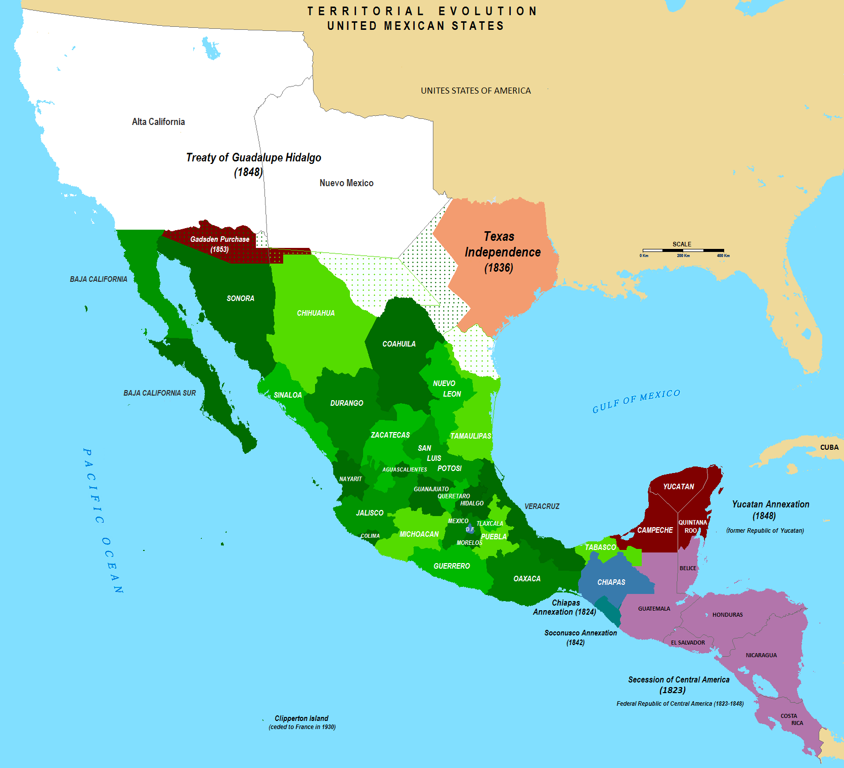 Mexico States And Capitals List