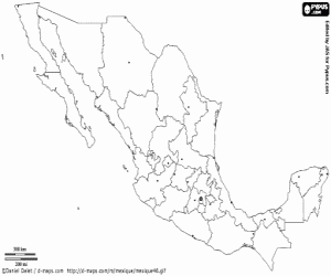 Mexico States And Capitals Map