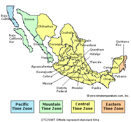 Mexico States And Cities