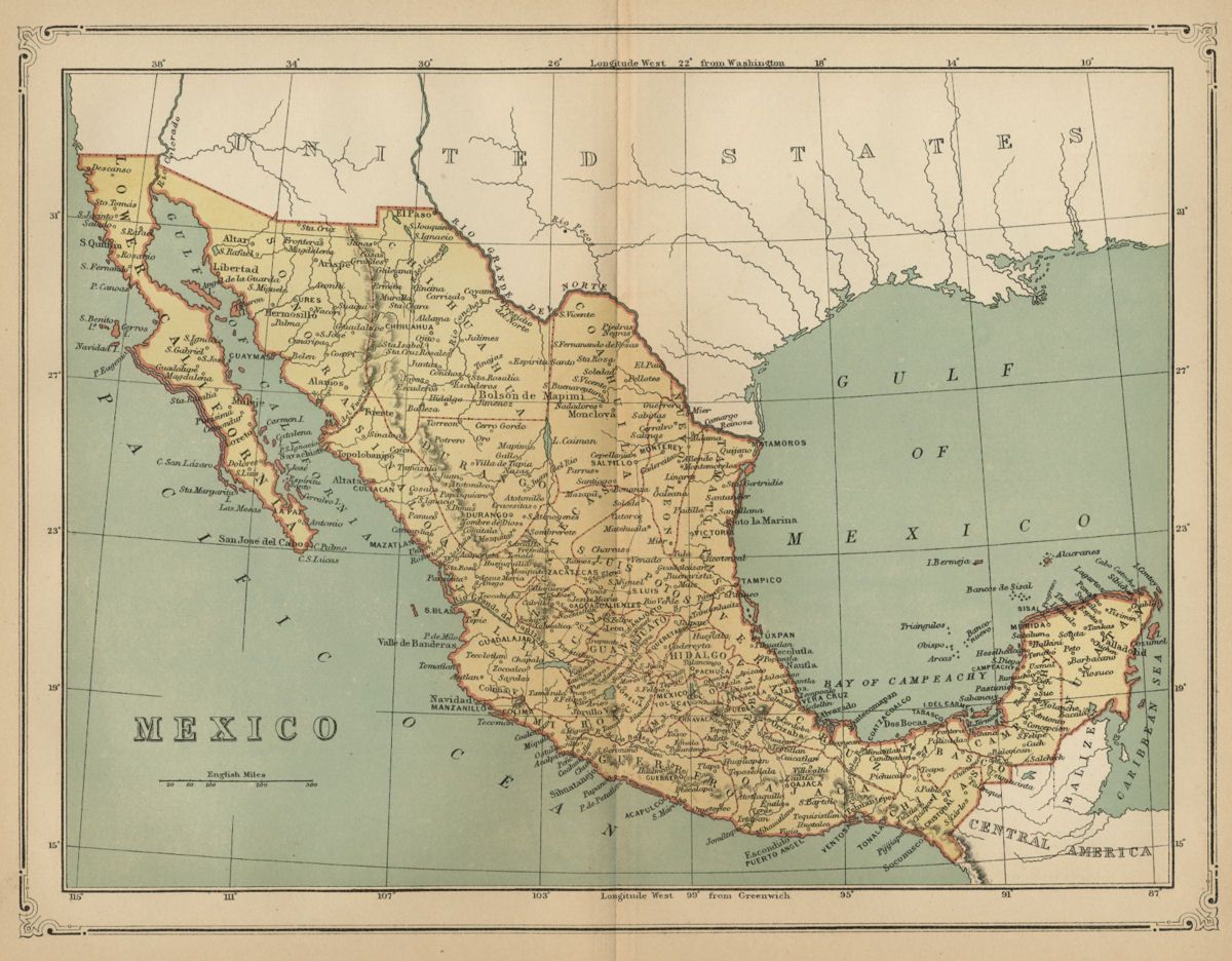 Mexico States And Cities