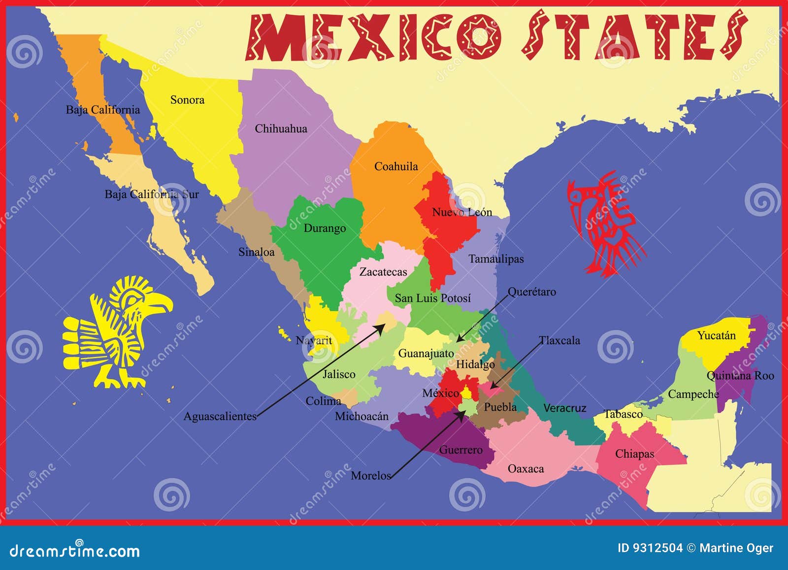 Mexico States Names