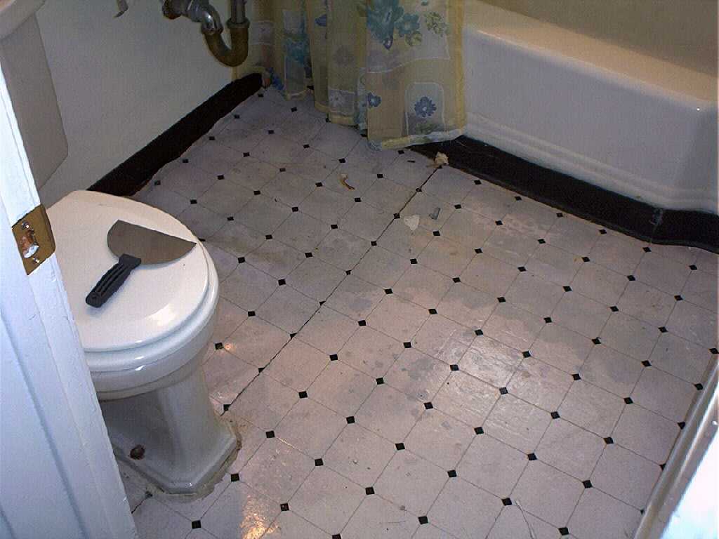 Mildew Bathroom Floor