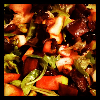 Mixed Greens Salad Apples